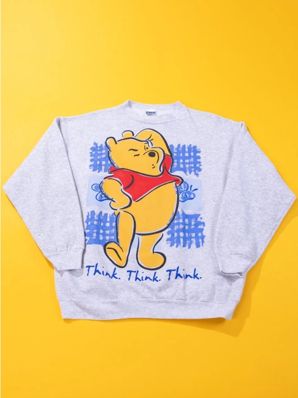 Vintage 1990s Disney Winnie the Pooh Crewneck Sweatshirt Size Large e